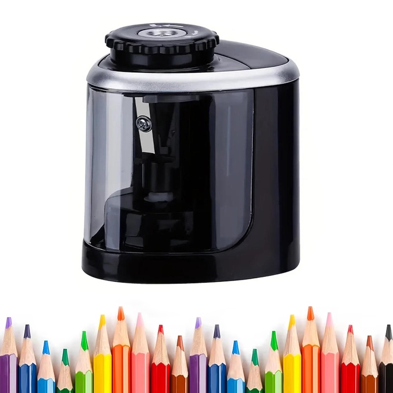 Electronics Home Gadgets - Automatic Pencil Sharpener Electric Desktop Pencil