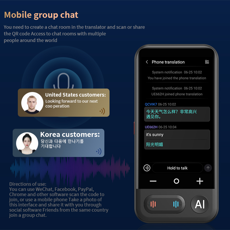 Z16 AI Intelligent Translator  - Portable Translator Device recension och pris