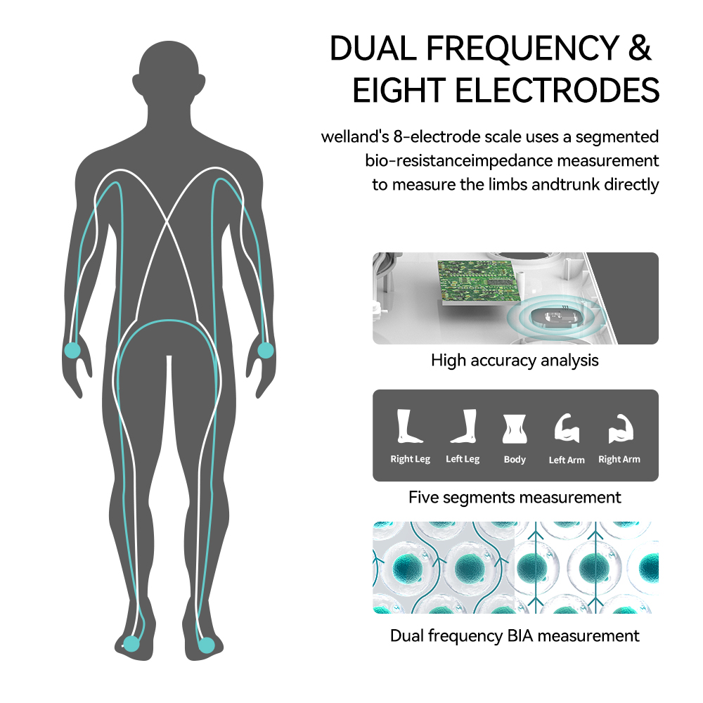 Smart 8 Electrode Scale Bioimp - Body Fat Scale Smart recension och pris