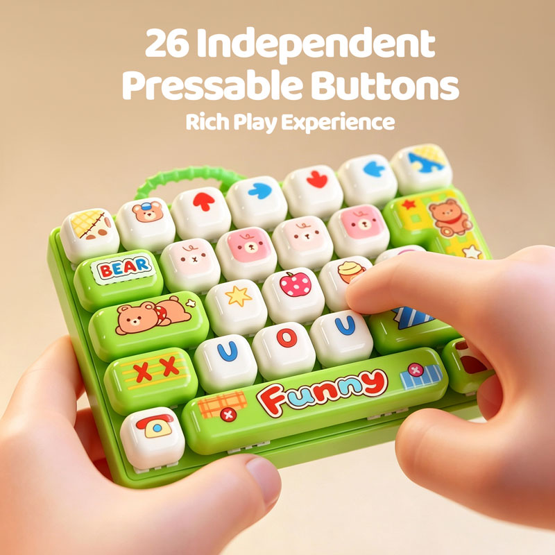 Cute Mini Keyboard Fidget Toy  - Electronics Gadgets Bag recension och pris