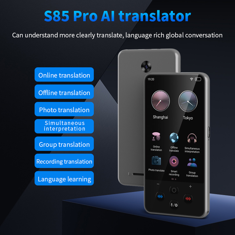 S85 Pro Language Translator De - Portable Translator Device recension och pris
