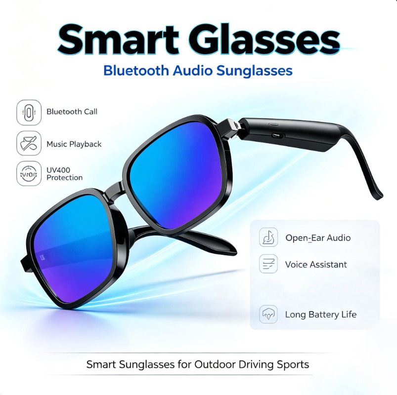 2026 New Smart Sports Sunglass - Portable Translator Device recension och pris