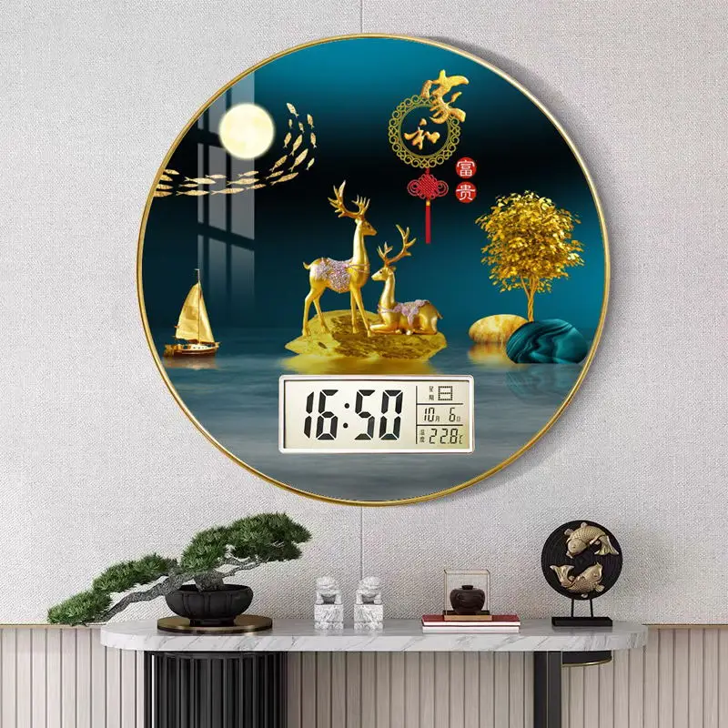 Modern wall clock for living r - Electronics Home Gadgets recension och pris