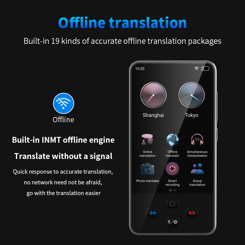 S85 Pro 4‑Inch Touch‑Screen La - Portable Translator Device recension och pris