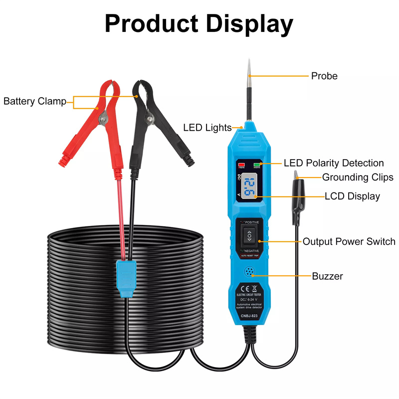 Fuse Tester LCD Circuit Tester - Electronics Quiz recension och pris