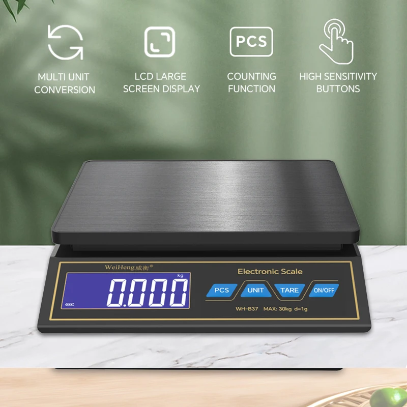 LCD Digital Kitchen Scale 30kg - Unique Electronics Gadgets recension och pris