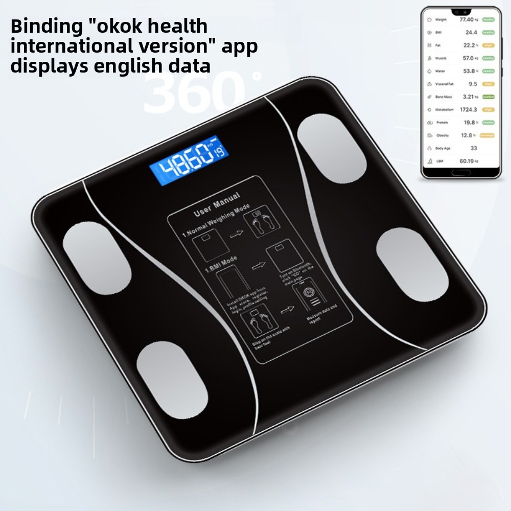Rechargeable Smart Electronics - Body Fat Scale Smart recension och pris