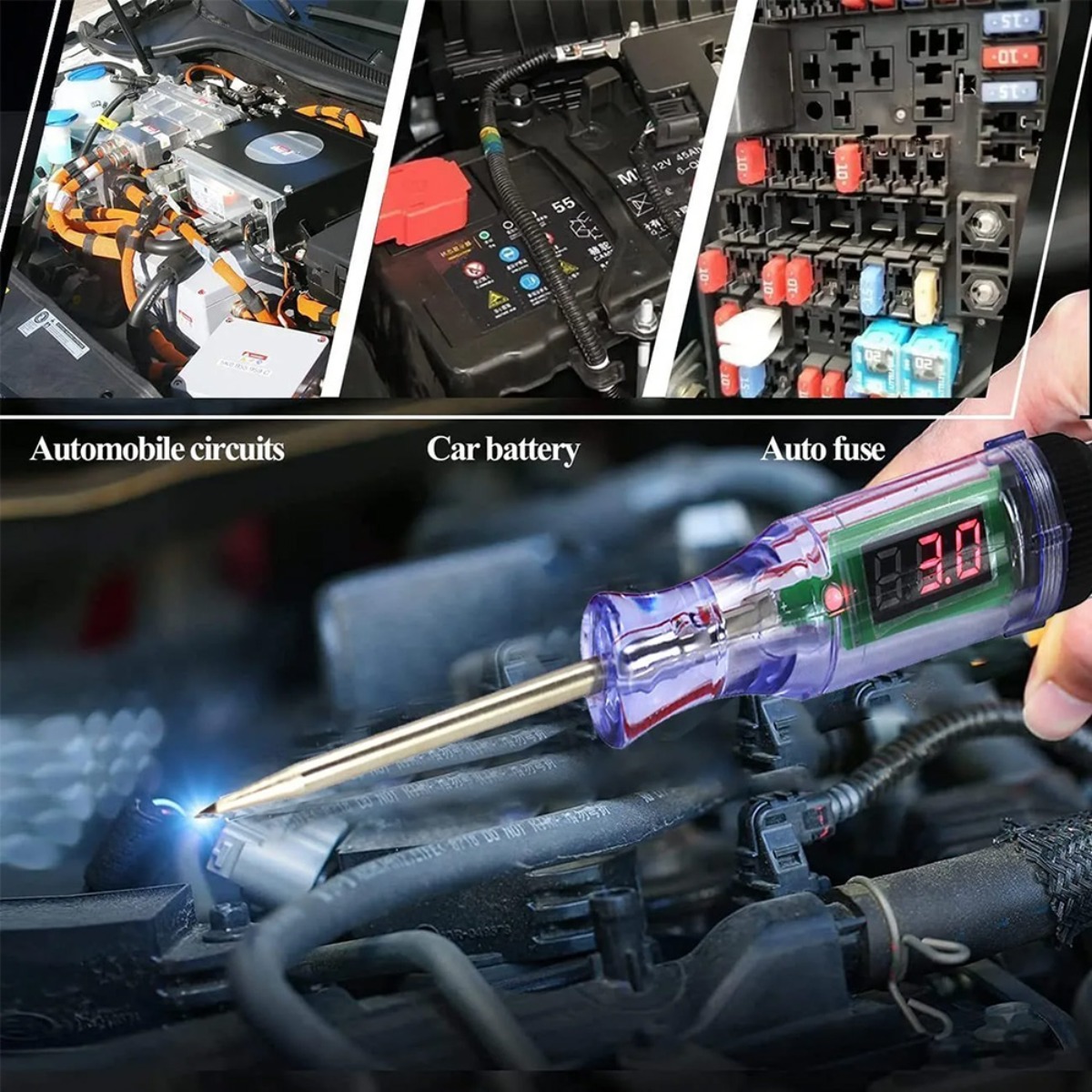 Car Truck Voltage Circuit Test - Electronics Quiz recension och pris
