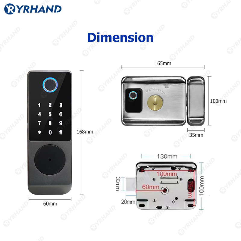 Tuya Smart lock Waterproof Wif - Unique Electronics Gadgets recension och pris